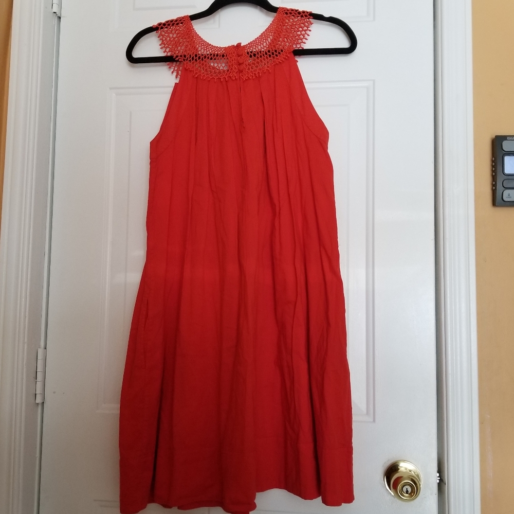 French Connection Beaded Collar dress